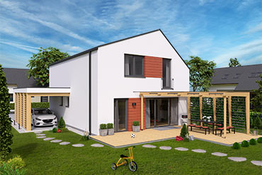 House plans of Family house i2-140