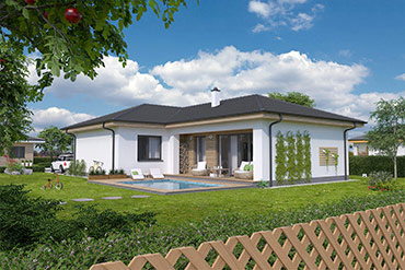 House plans of bungalow L105
