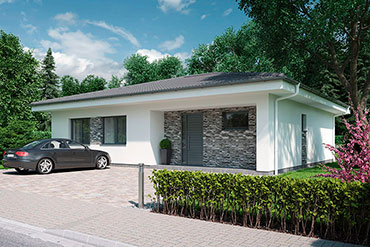 House plans of bungalow L110