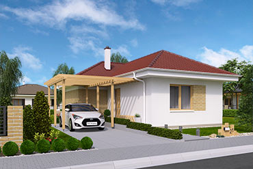 House plans of bungalow L50