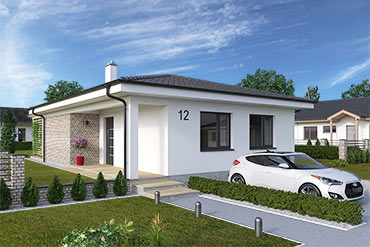 House plans of bungalow L75