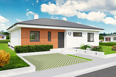 House plans of bungalow o100