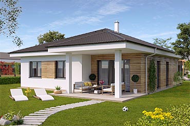 House plans of bungalow O115