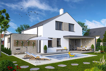 House plans of Family house O2-130