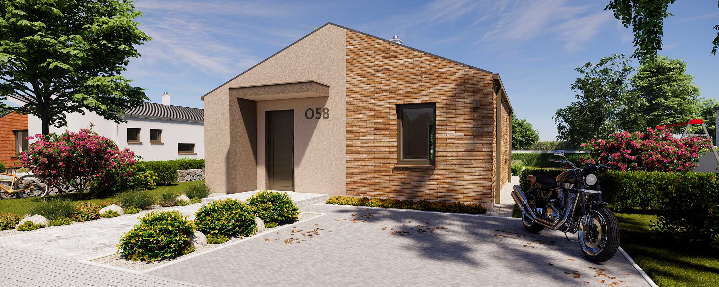 Projekt bungalovu O58