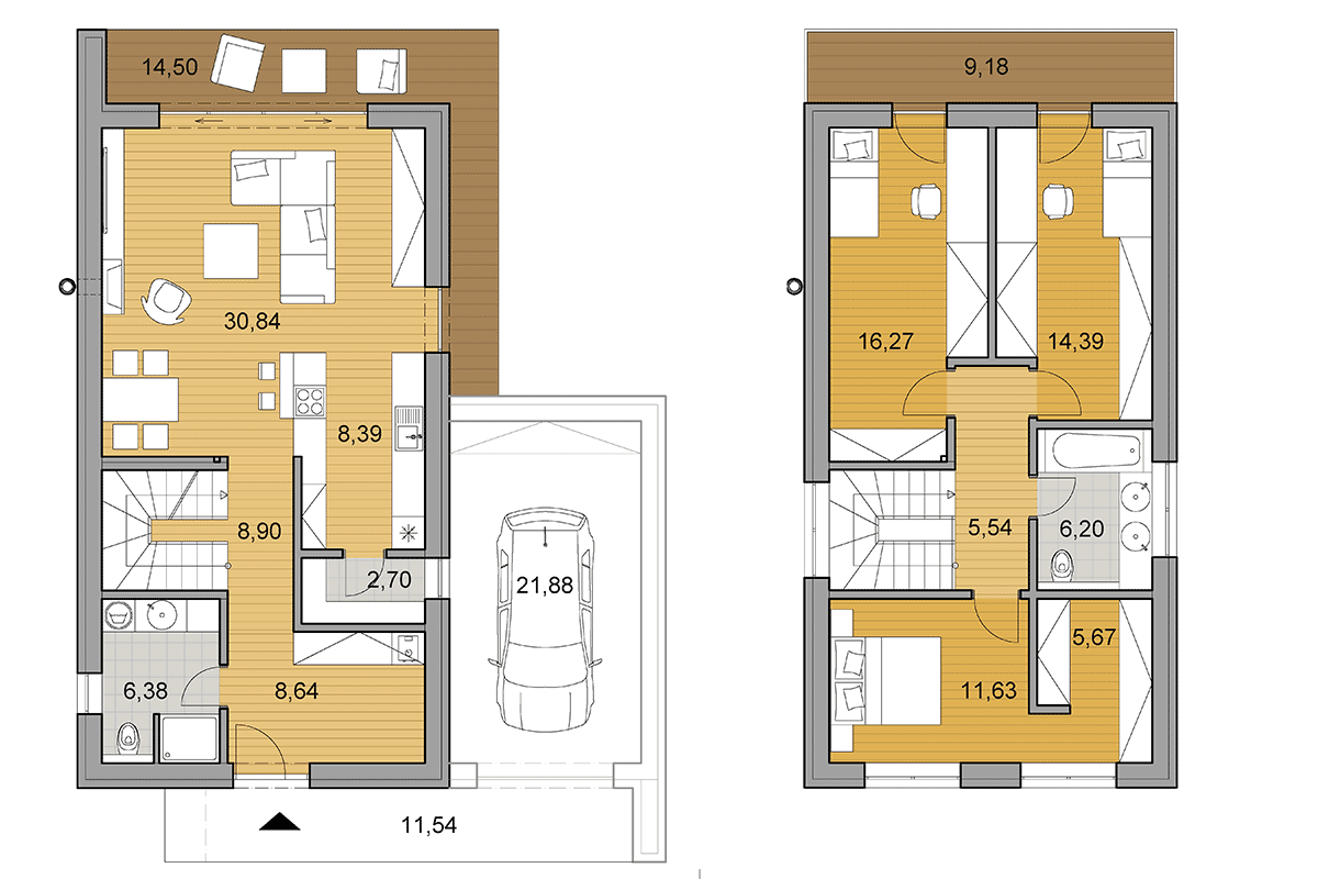 Modern Two Storey Family House I2 120 DJS Architecture